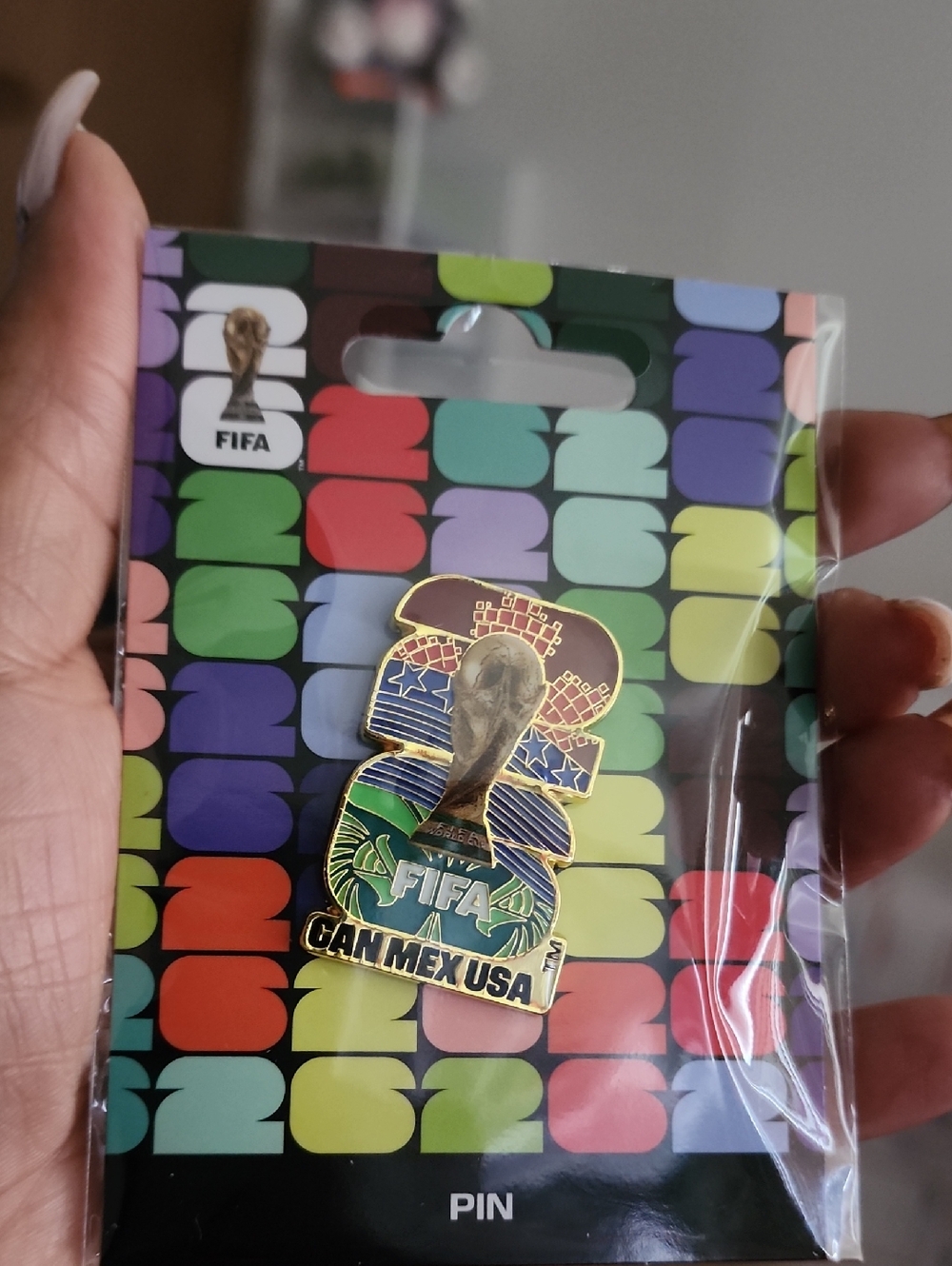 2026 FIFA Can Mex USA World Cup Pin